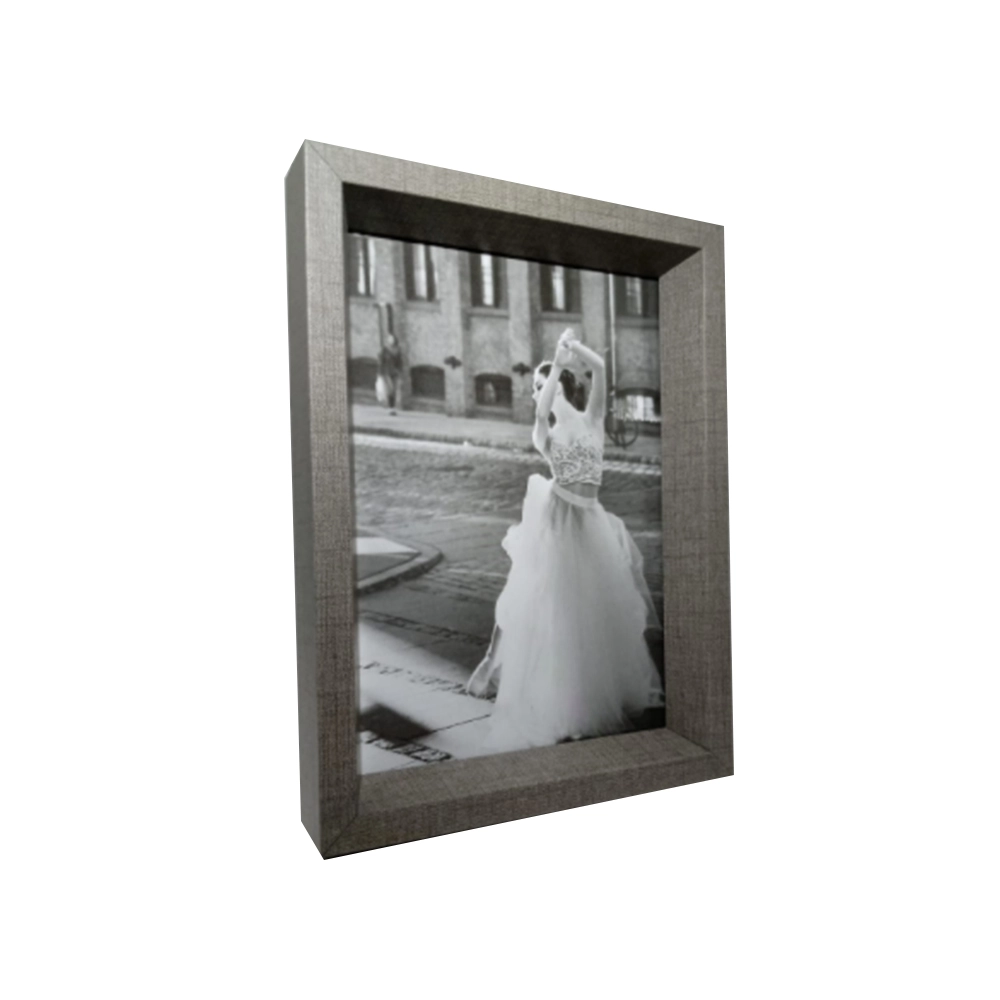 Porta Retrato Infinity Molduras Grey 13 X 18 Cm