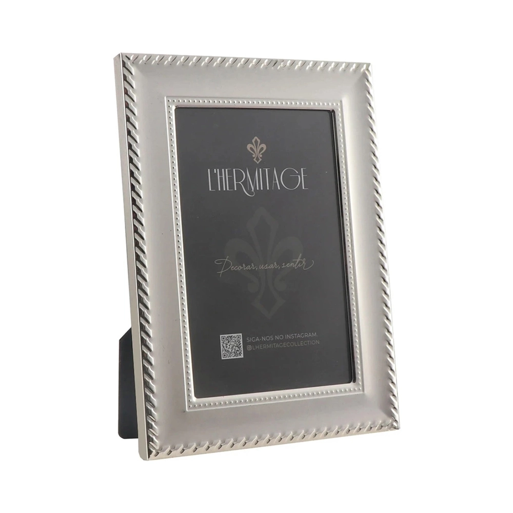 Porta Retrato L'hermitage Frame Prata 10 X 15 Cm Porta Retrato L'hermitage Frame Prata 10 X 15 Cm