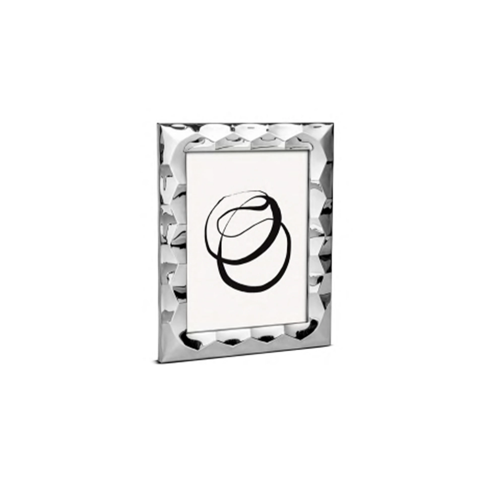 Porta Retrato Mart Metal e Vidro 15 X 20 Cm