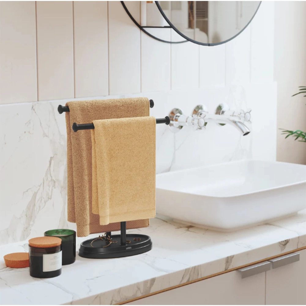 Porta Toalha de Banheiro Umbra Palm Tree 26 X 12 X 35 Cm Porta Toalha de Banheiro Umbra Palm Tree 26 X 12 X 35 Cm