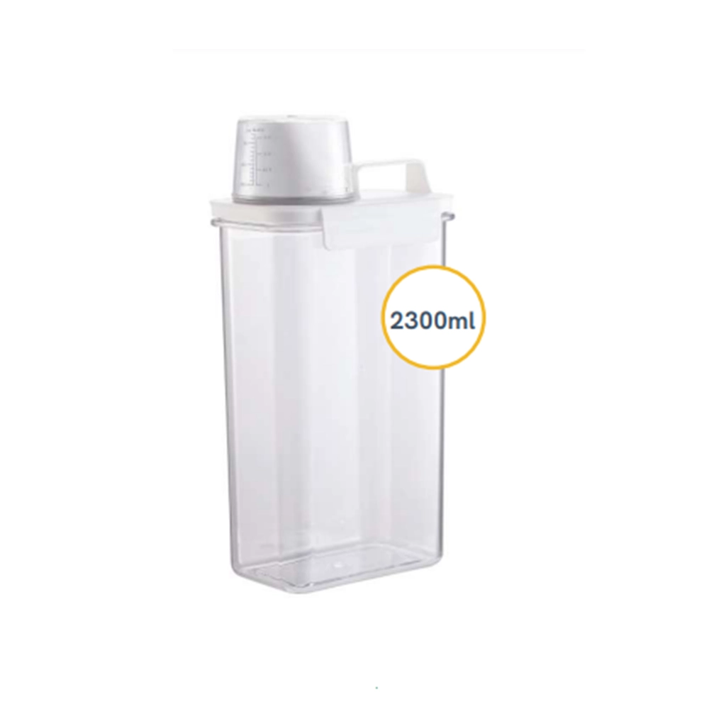 Pote Com Copo Medidor e Trava Oikos 2300 Ml Pote Com Copo Medidor e Trava Oikos 2300 Ml