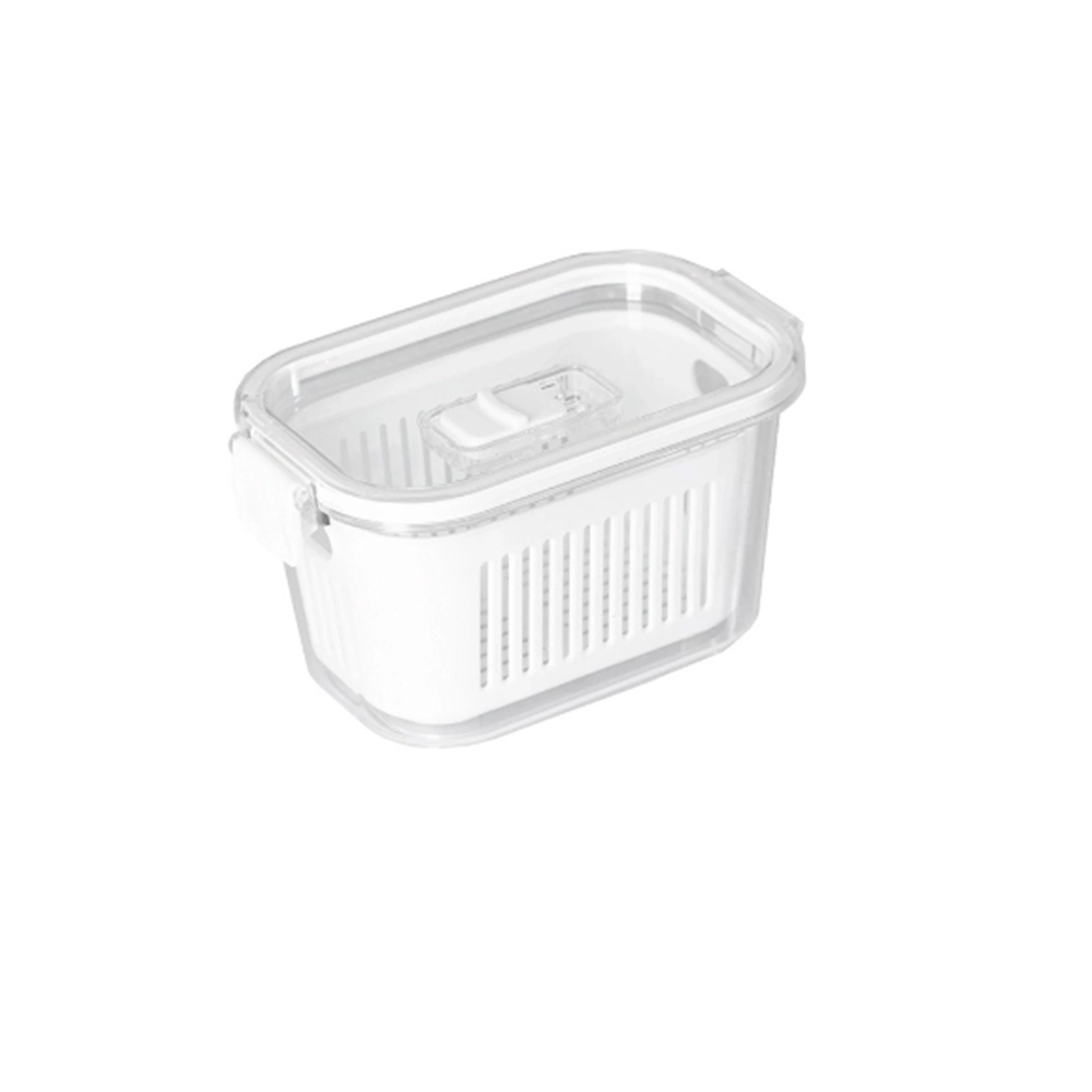 Pote Hermético Multiuso Com Cesto Paramount Slim Branco 630 Ml