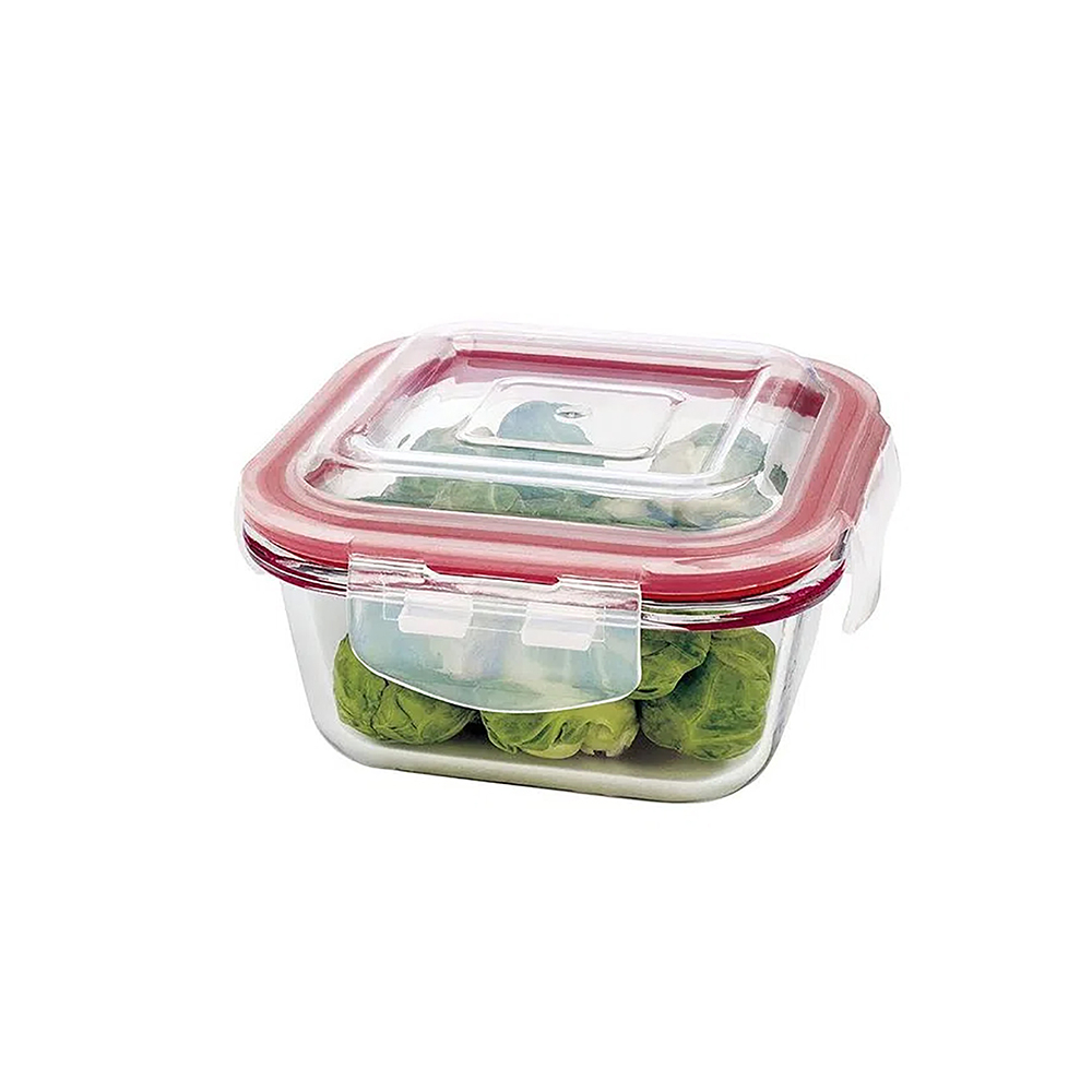 Pote Hermético Quadrado Mek 520 Ml Pote Hermético Quadrado Mek 520 Ml