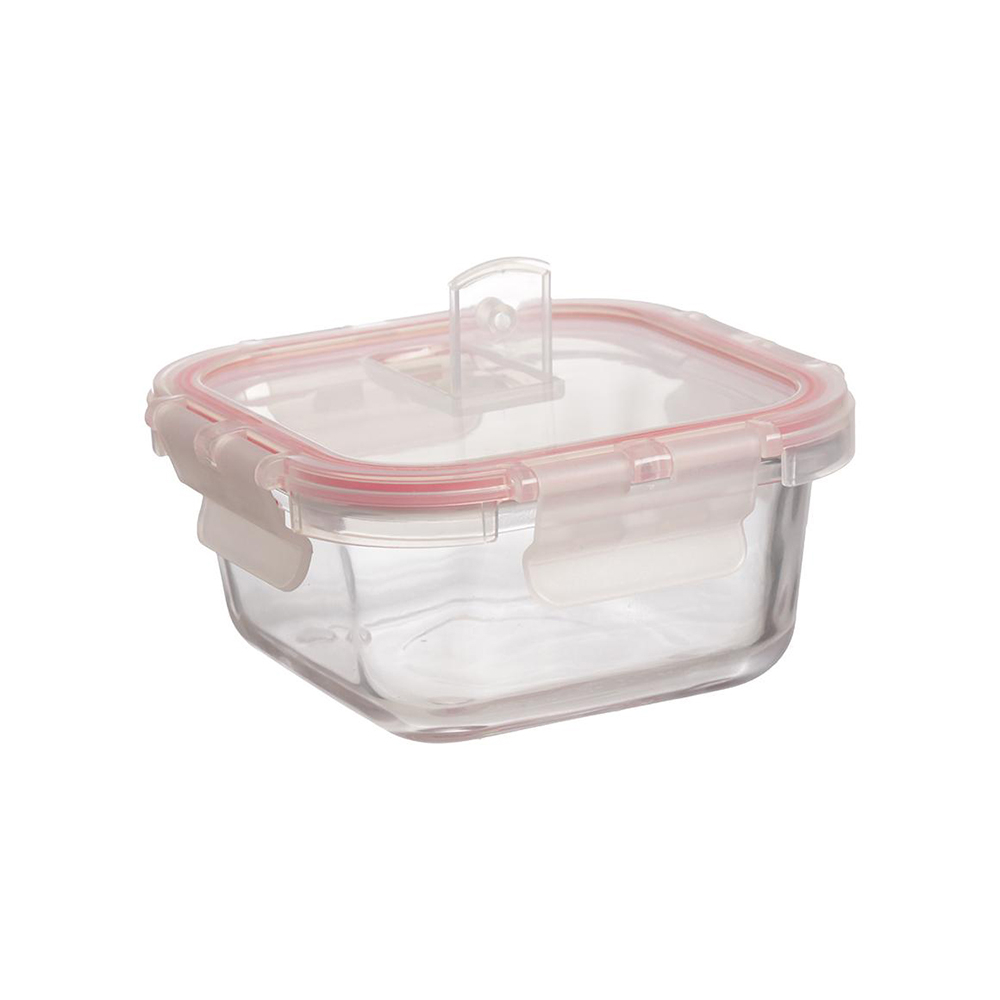 Pote Hermético Quadrado Saída de Ar Haüskraft 350 Ml