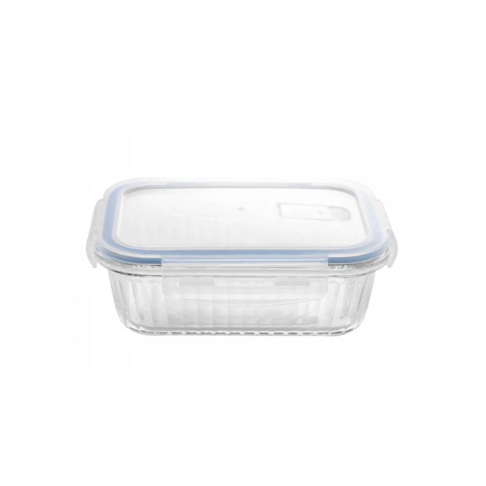 Pote Hermetico Vidro/ Plastico C/ Tampa Lines 640 Ml