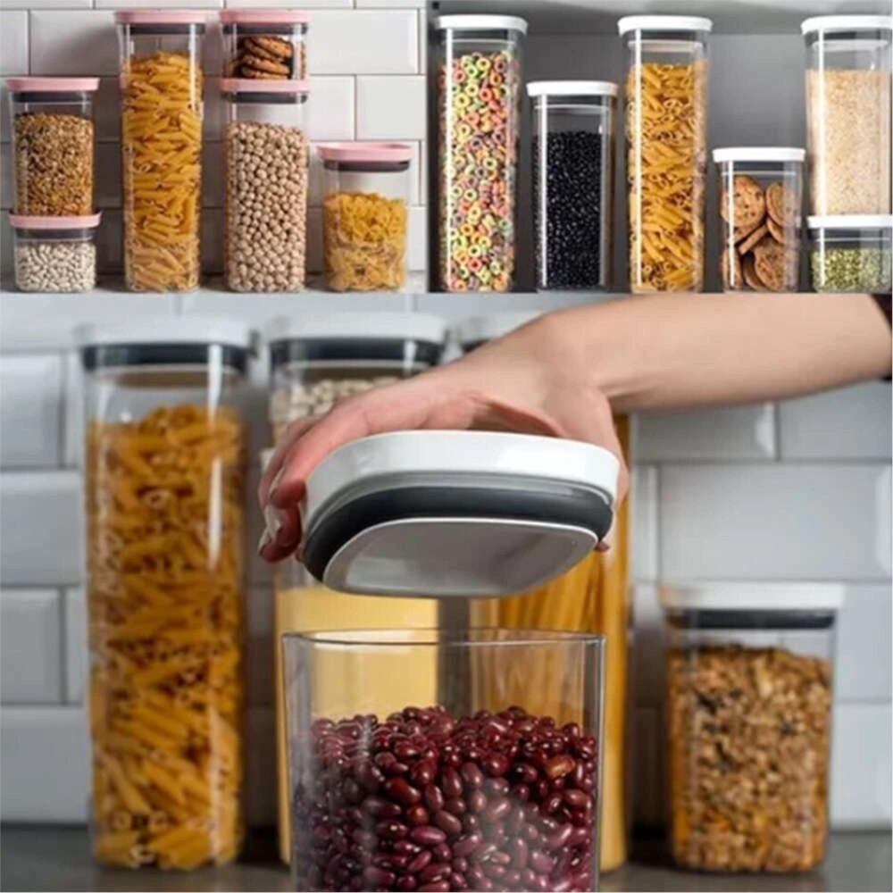 Pote Organizador Hermetico Ou Block Branco 2 Litros