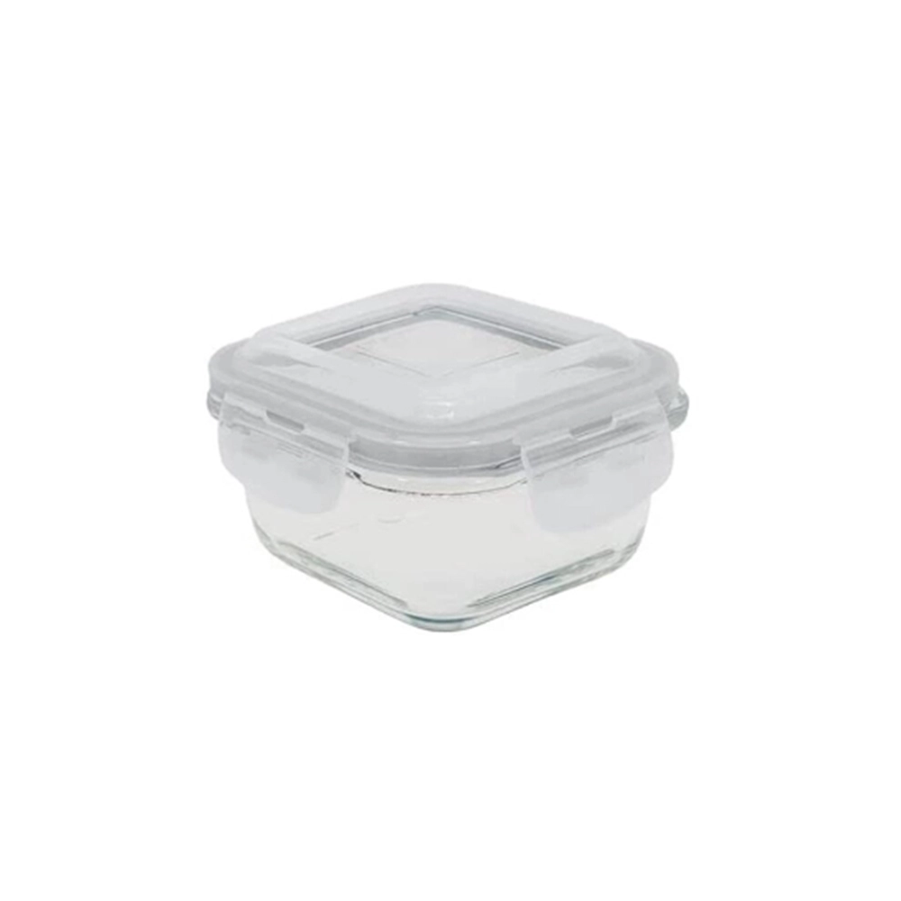 Pote Quadrado Com Tampa Oikos 320 Ml