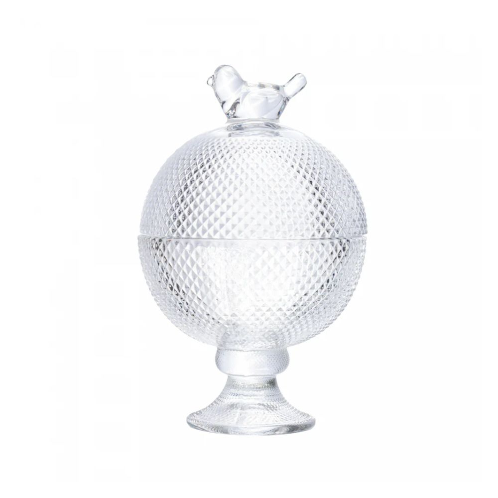 Potiche C/ Pe Wolff Bird 13 Cm Potiche C/ Pe Wolff Bird 13 Cm