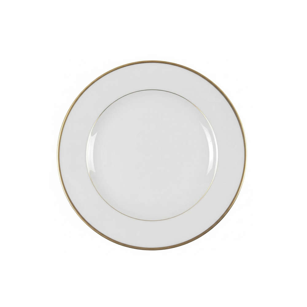 Prato de Pao de Porcelana Com Ouro Albi Christofle