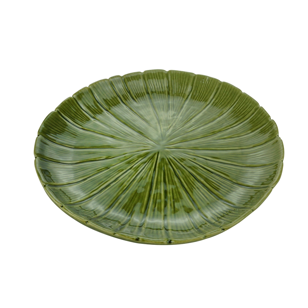 Prato Decorativo Lyor Banana Leaf 24,5 X 24,5 X 3 Cm