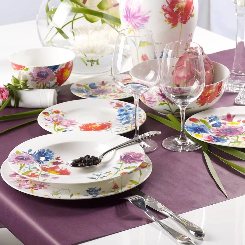 Prato Fundo Anmut Flowers Villeroy e Boch Prato Fundo Anmut Flowers Villeroy e Boch
