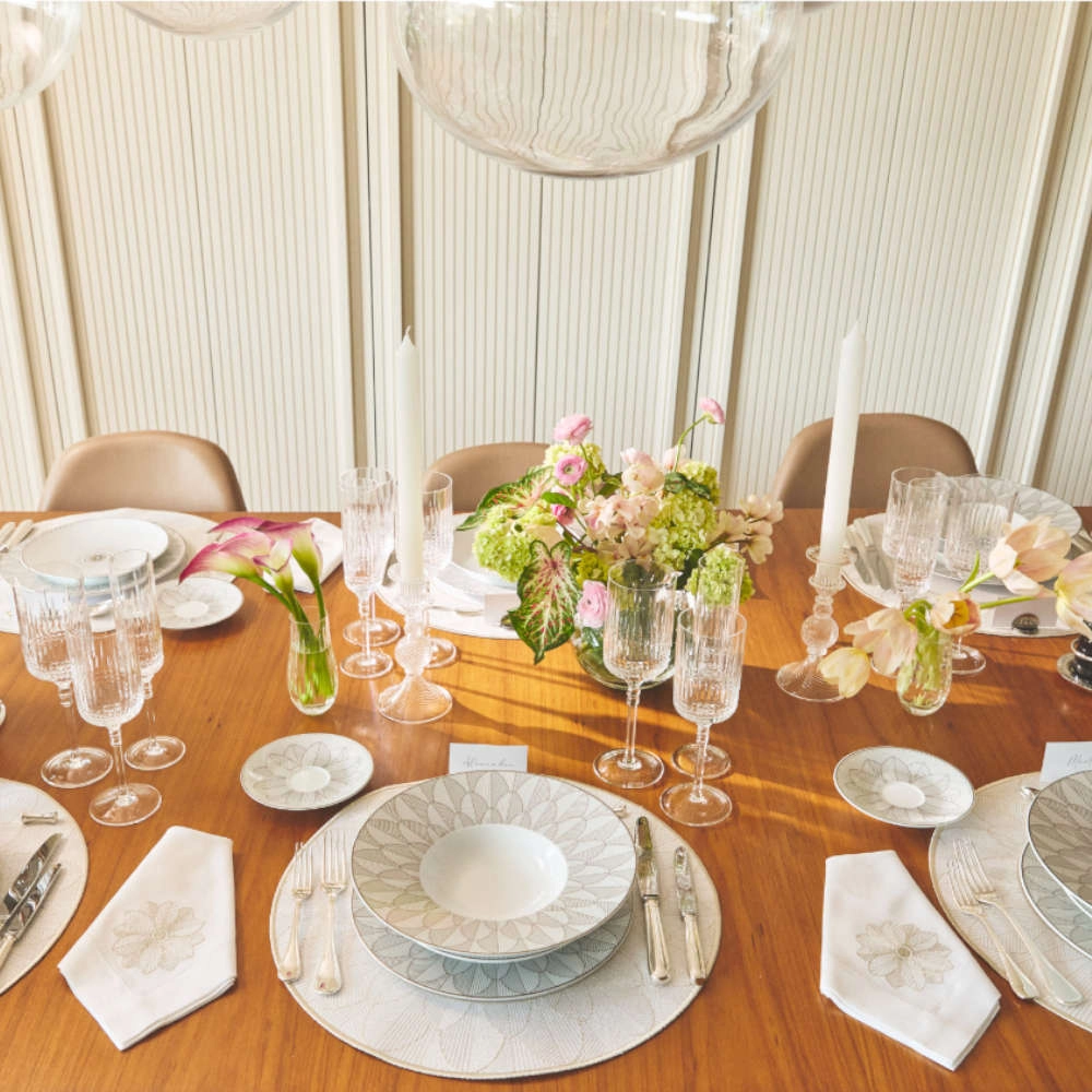 Prato Fundo Christofle Malmaison Imperiale Platina