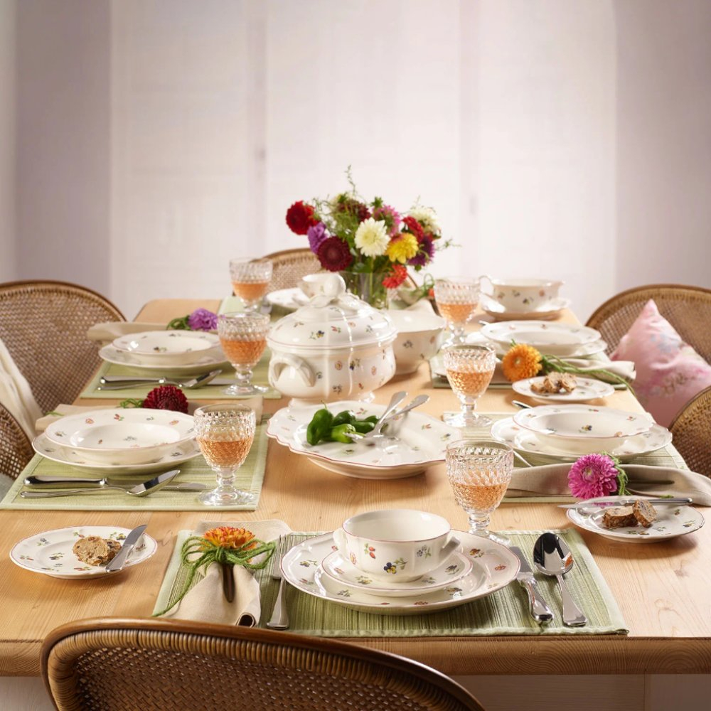 Prato Fundo Fleur Villeroy e Boch 22,8 Cm Prato Fundo Fleur Villeroy e Boch 22,8 Cm