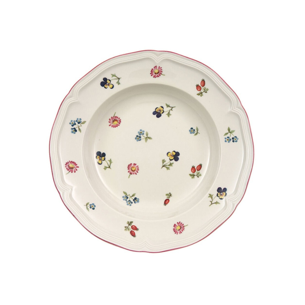 Prato Fundo Petite Fleur Villeroy e Boch  22,8 Cm