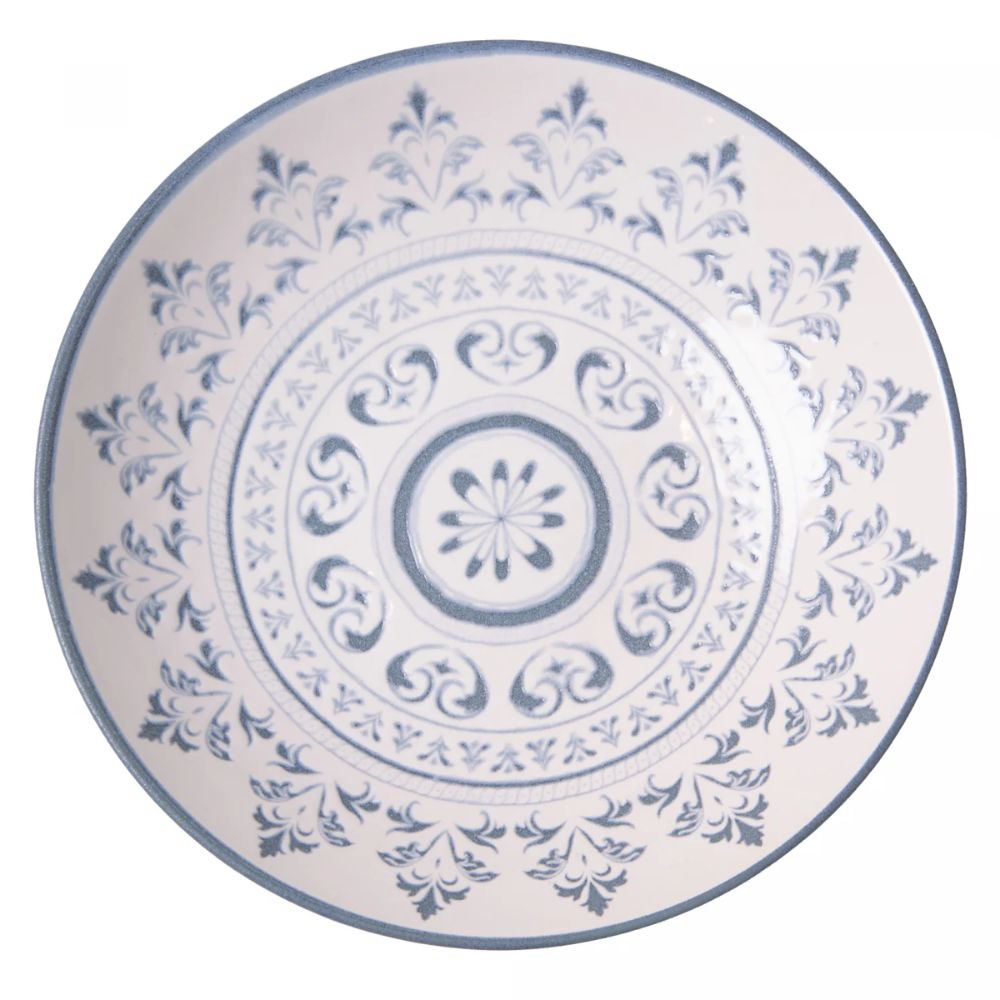 Prato Fundo Porto Azul 21,5 Cm Prato Fundo Porto Azul 21,5 Cm