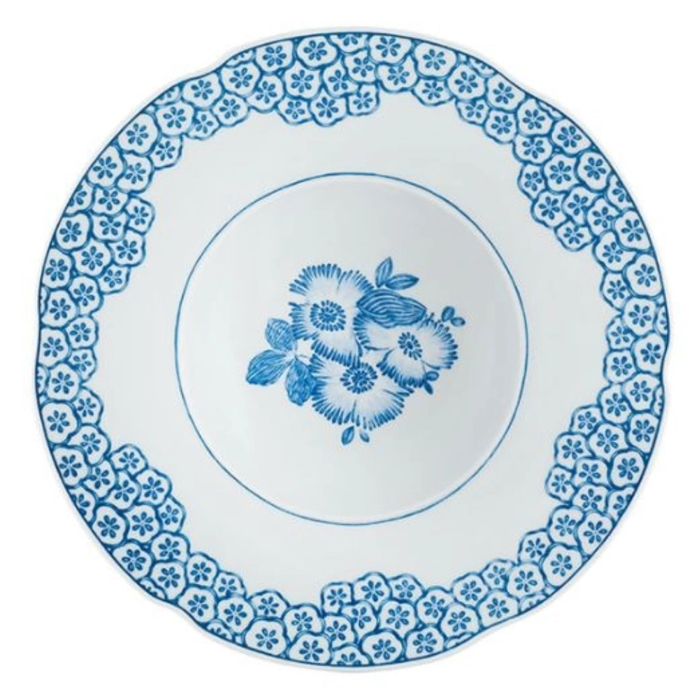 Prato Fundo Vista Alegre Coralina Azul 26 Cm - Cada Prato Fundo Vista Alegre Coralina Azul 26 Cm - Cada