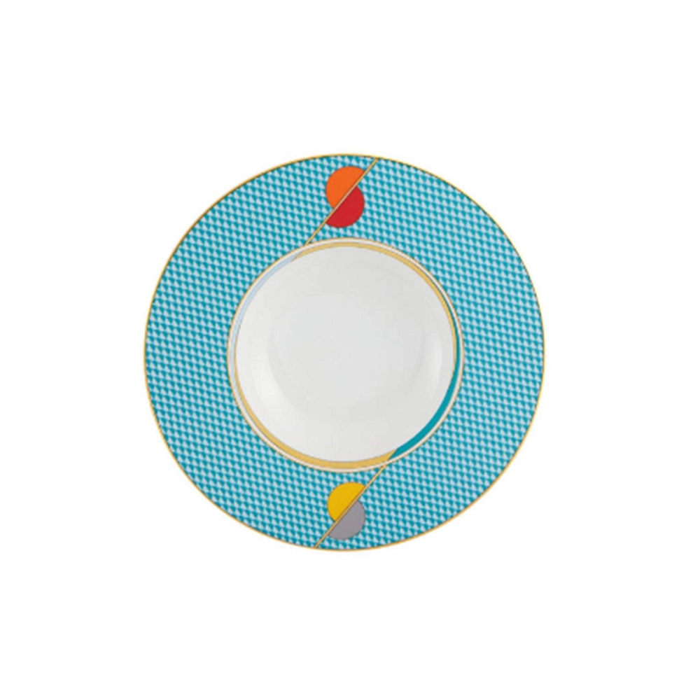 Prato Fundo Vista Alegre Futurismo 24,9 Cm - Cada Prato Fundo Vista Alegre Futurismo 24,9 Cm - Cada