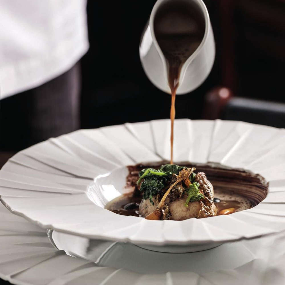 Prato Fundo Vista Alegre Matrix White Biscuit 27,8 Cm