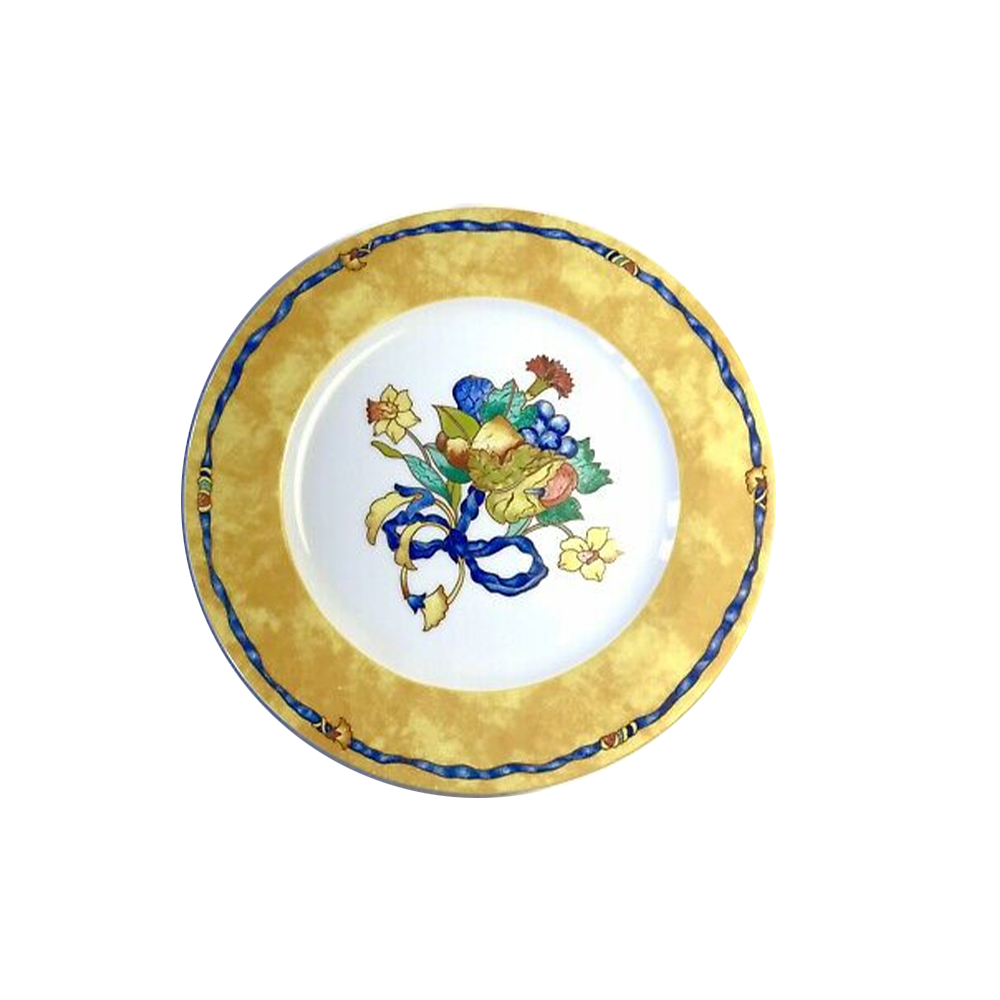 Prato P/ Bolo Bernardaud Carre Borghese Bleu 32 Cm Prato P/ Bolo Bernardaud Carre Borghese Bleu 32 Cm