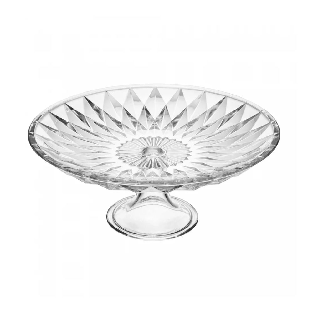 Prato P/ Bolo Com Pe Diamond 25 Cm