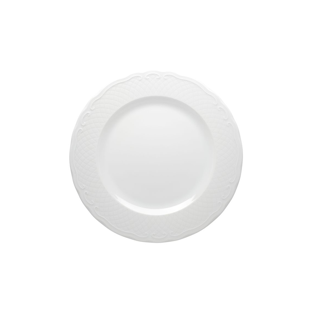 Prato P/ Pao Vista Alegre Escorial White 17 Cm