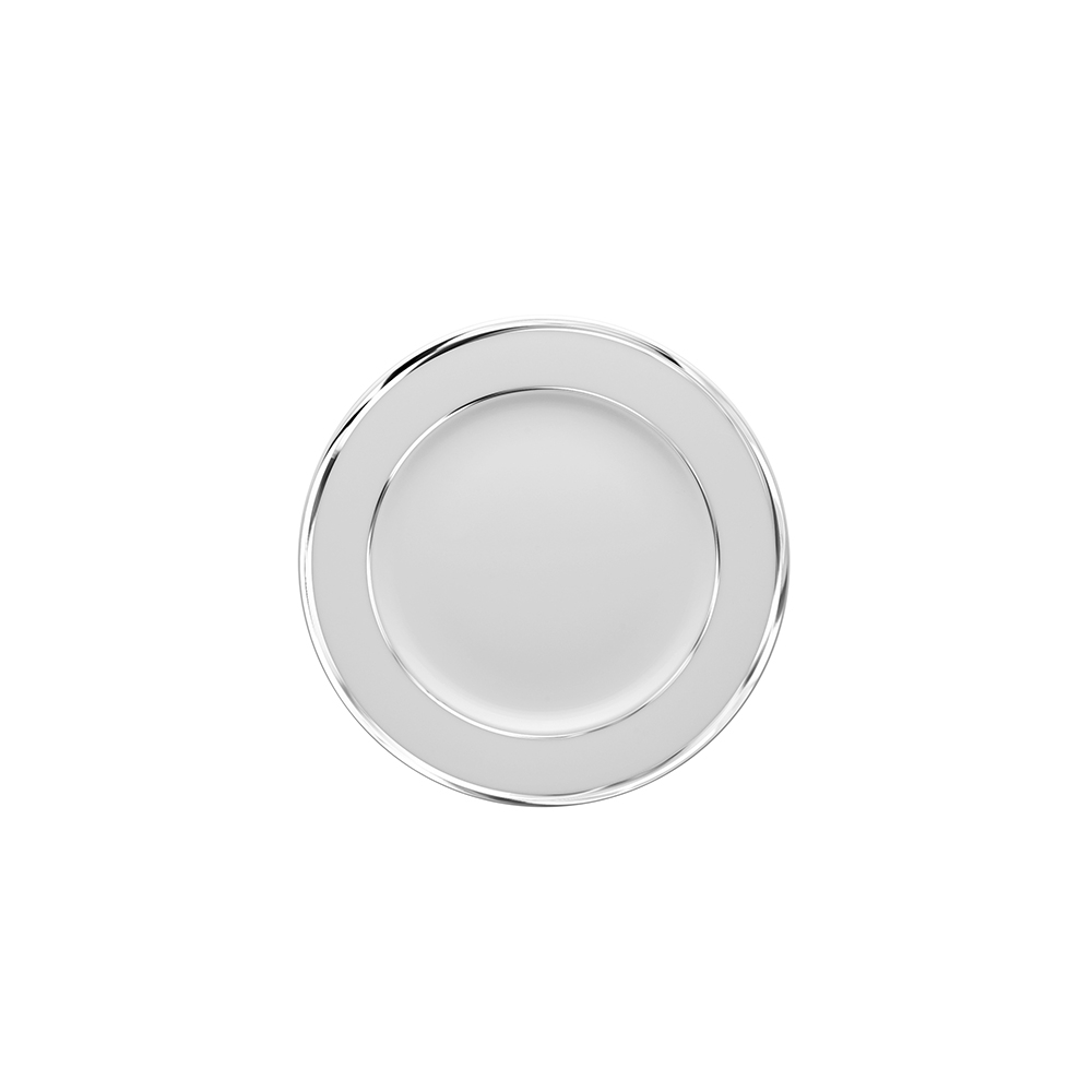 Prato Pao Hollywood Platina Vista Alegre 17 Cm Prato Pao Hollywood Platina Vista Alegre 17 Cm
