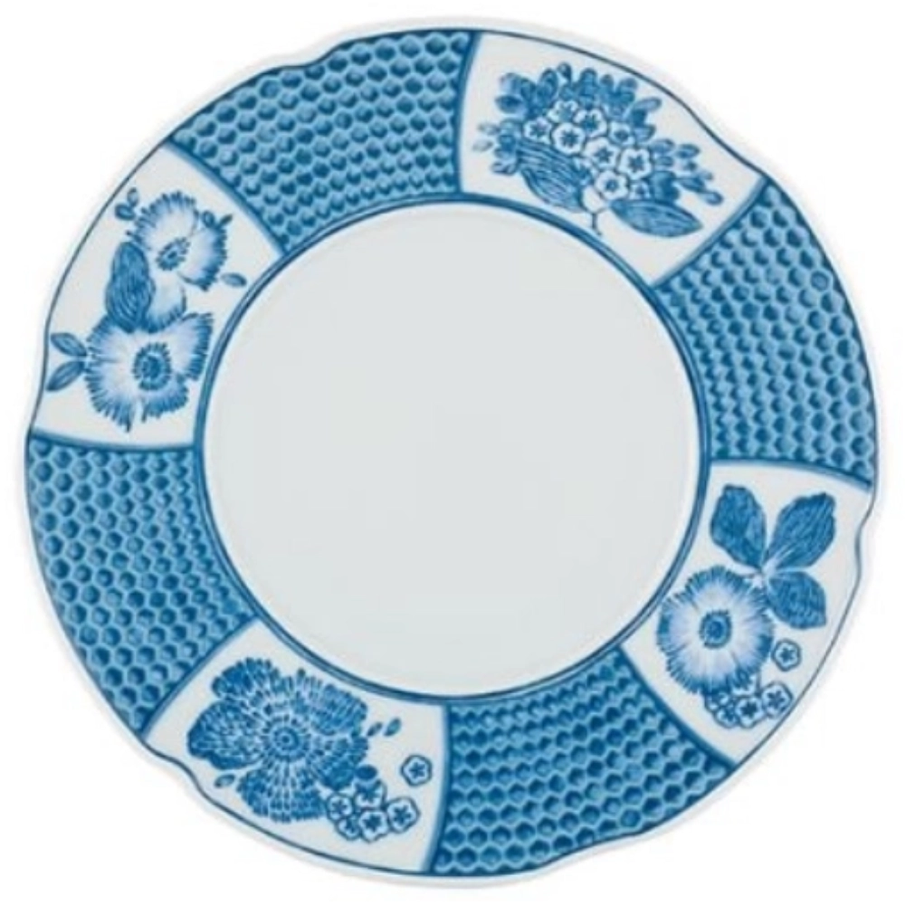 Prato Pao Vista Alegre Coralina Azul 19 Cm - Cada Prato Pao Vista Alegre Coralina Azul 19 Cm - Cada