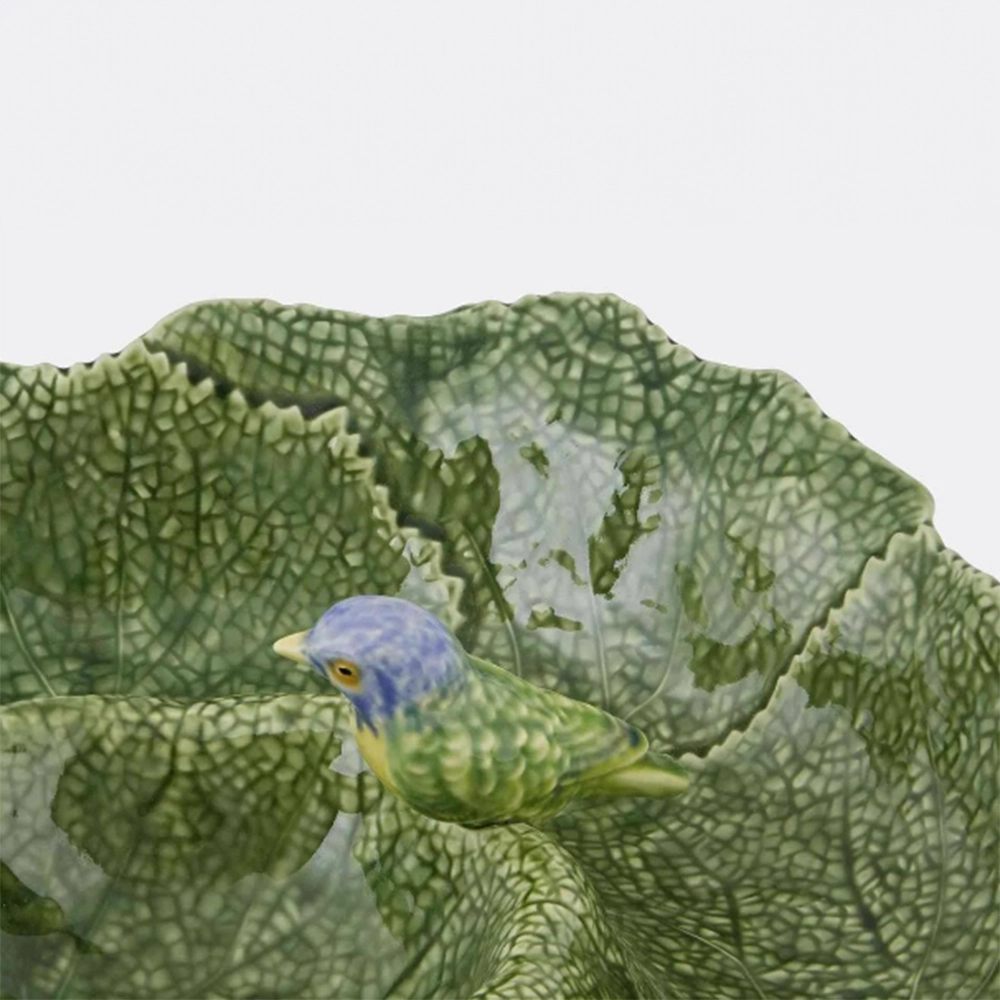 Prato Para Aperitivo Bordallo Pinheiro Cinerária 9 X 36,7 Cm