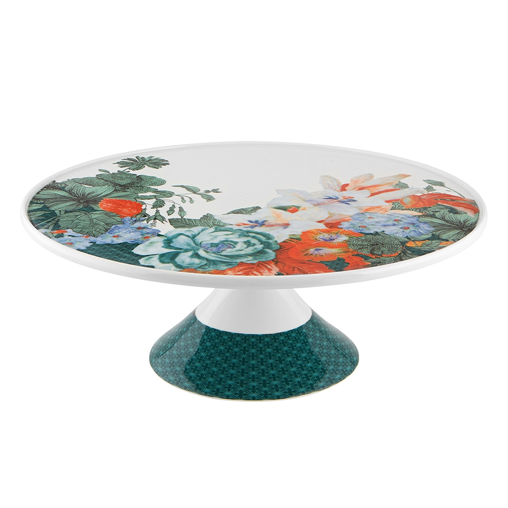 Prato Para Bolo Com Pé Vista Alegre Duality Prato Para Bolo Com Pé Vista Alegre Duality