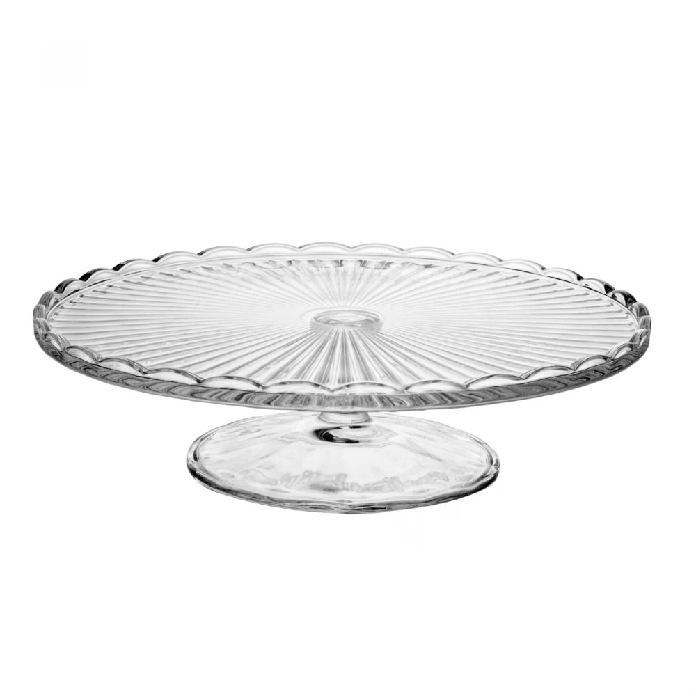 Prato Para Bolo Com Pe de Vidro Bangkok - Wolff