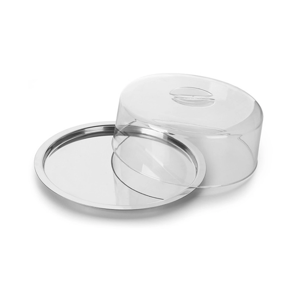 Prato Para Bolo Forma Inox Pop