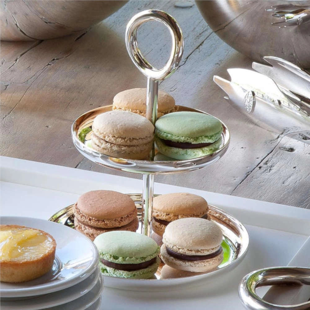 Prato Para Doces 2 Andares Christofle Vertigo