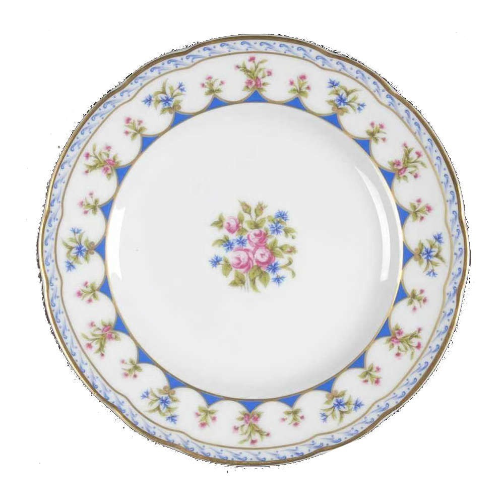 Prato Para Pao Bernardaud Chateaubriand Blue 16 Cm Prato Para Pao Bernardaud Chateaubriand Blue 16 Cm