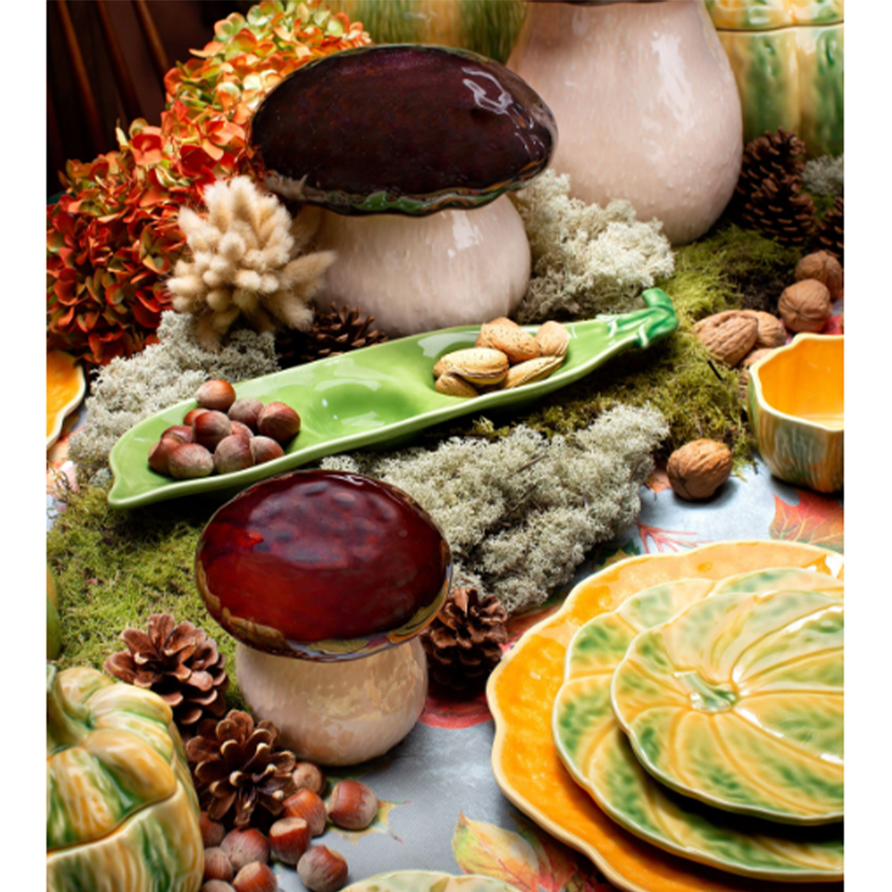 Prato Para Sobremesa Bordallo Pinheiro Abobora 21 Cm