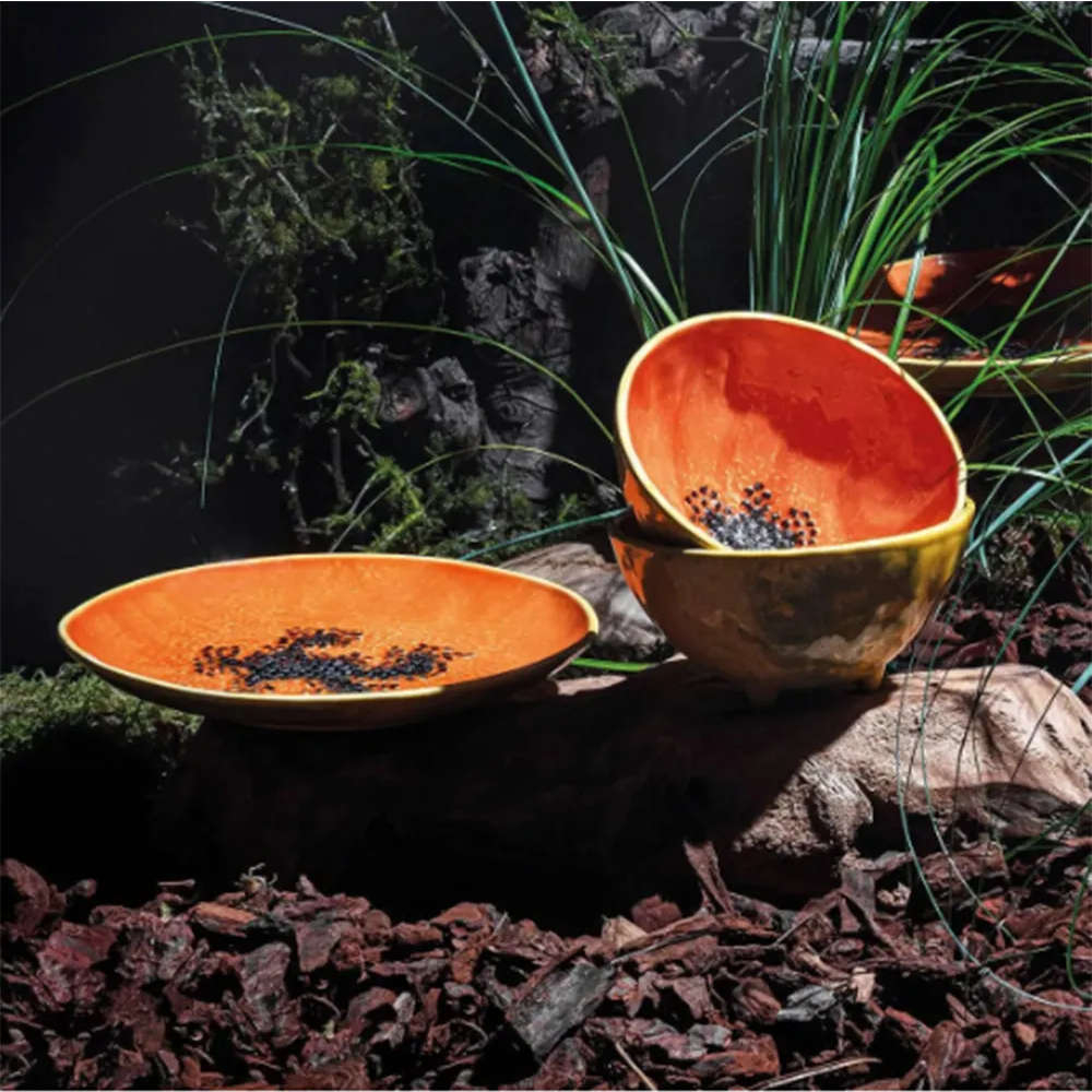 Prato Para Sobremesa Bordallo Pinheiro Papaia 21 Cm