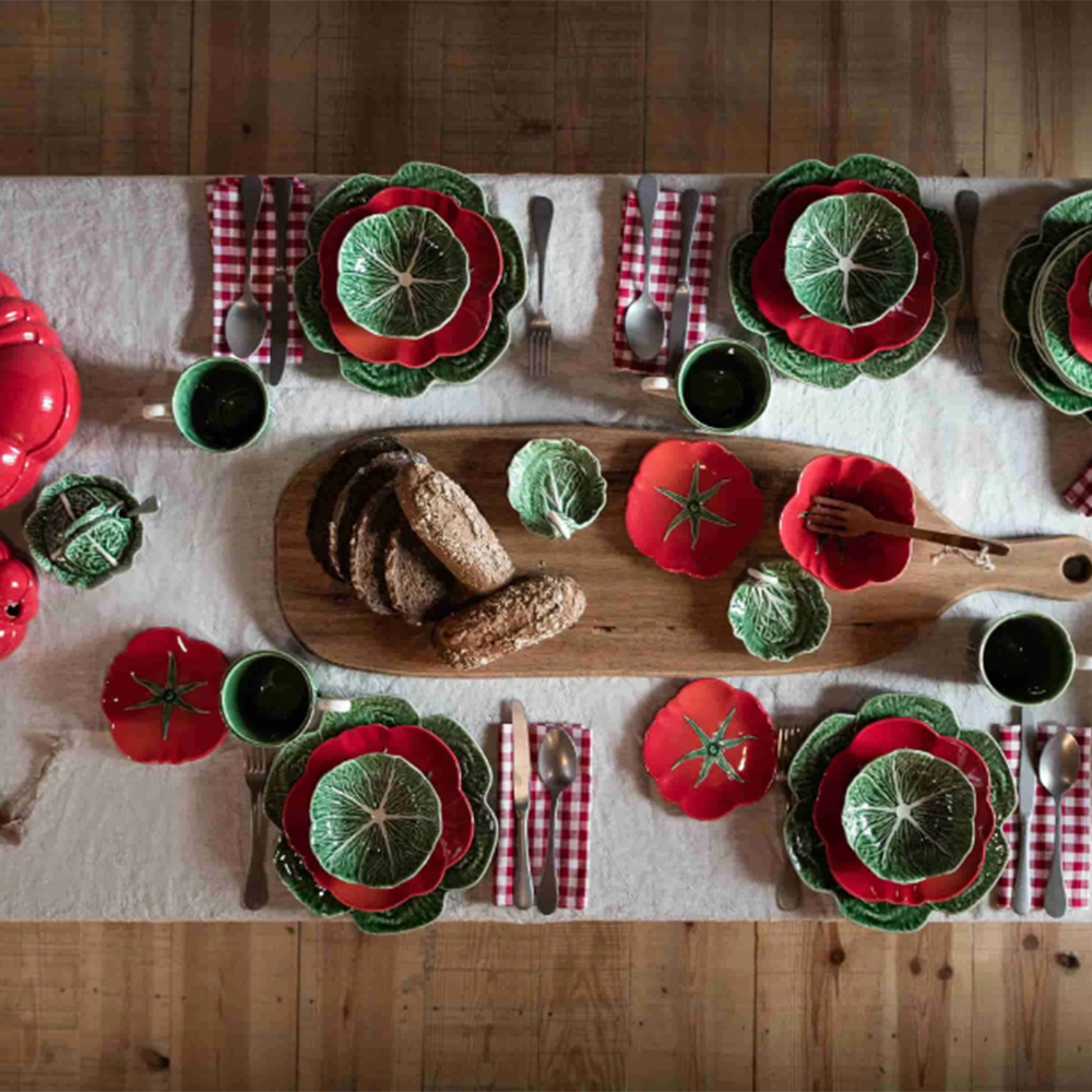Prato Para Sobremesa Bordallo Pinheiro Tomate 21 Cm