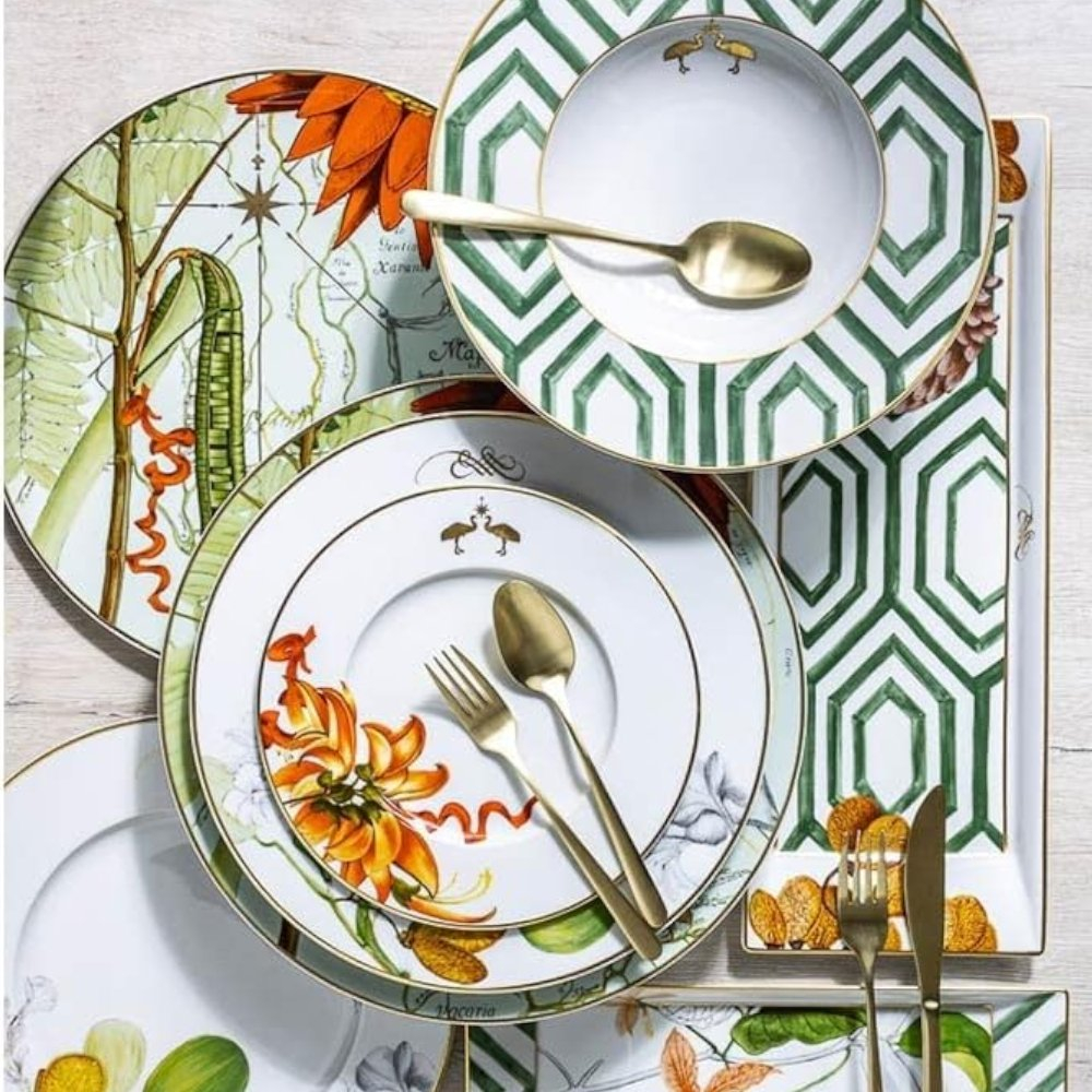 Prato Para Sobremesa Vista Alegre Amazonia 23 Cm Prato Para Sobremesa Vista Alegre Amazonia 23 Cm