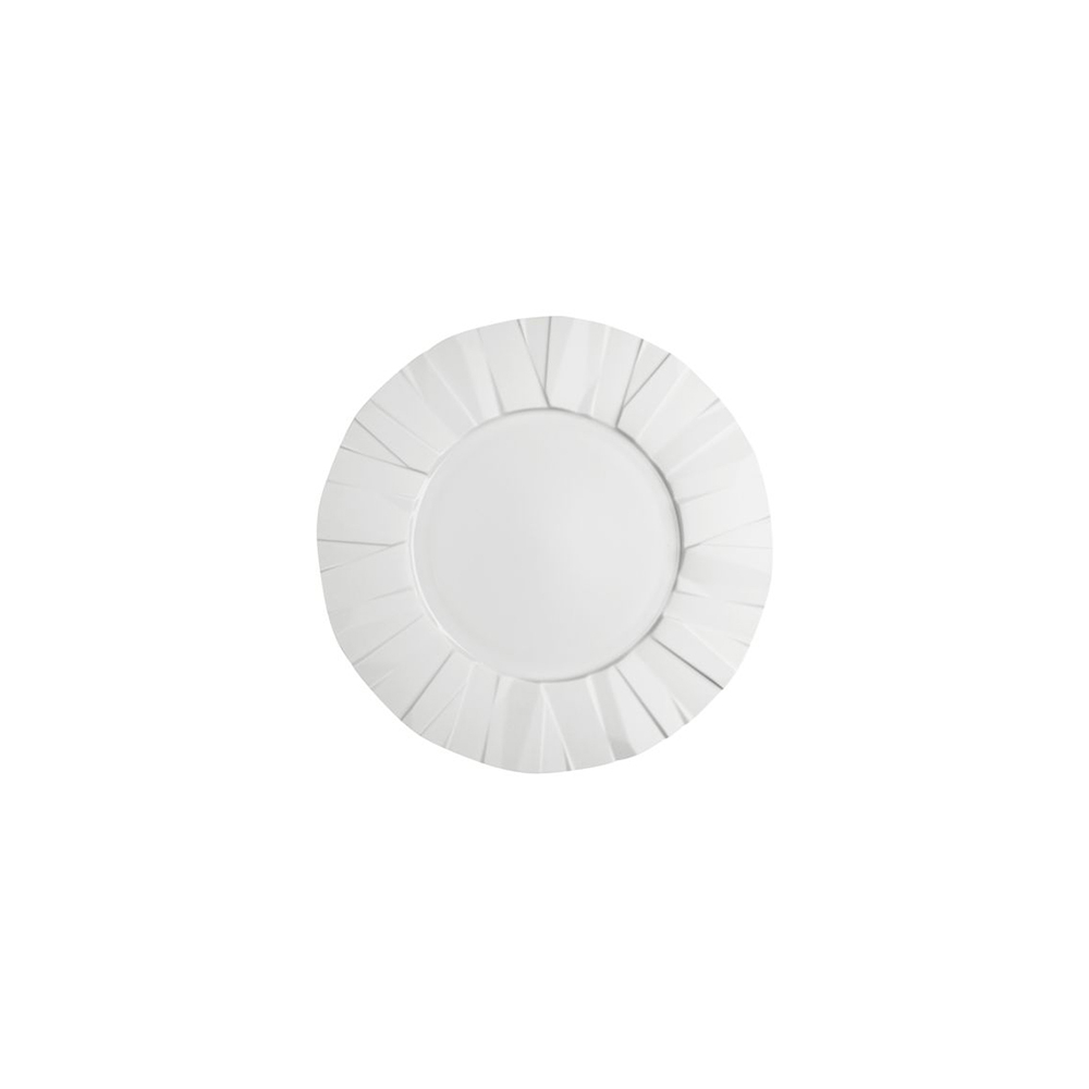 Prato Para Sobremesa Vista Alegre Matrix White Glazed 27 Cm