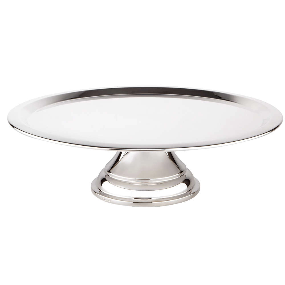 Prato Para Torta Com Pe Silverlux Prato Para Torta Com Pe Silverlux