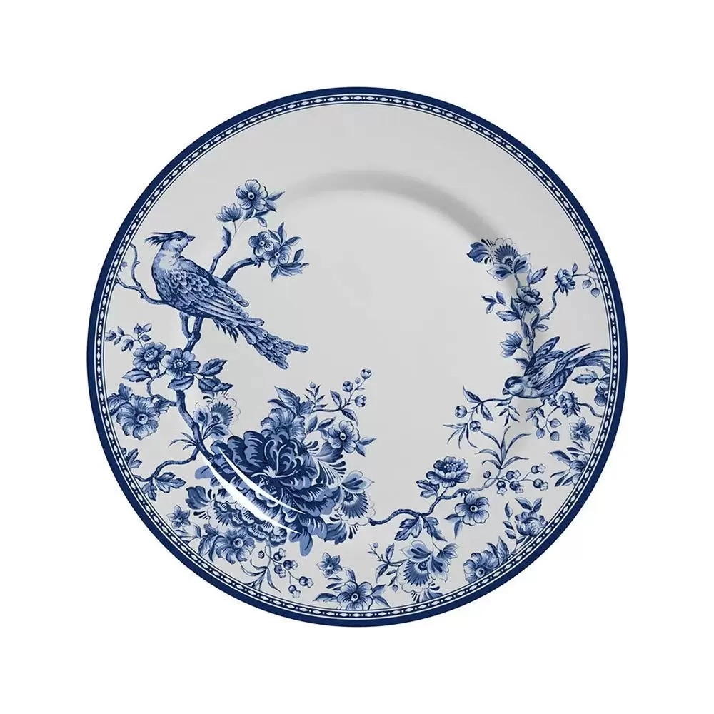 Prato Raso Alleanza Cerâmica Chinese Garden 28,5 Cm - Cada