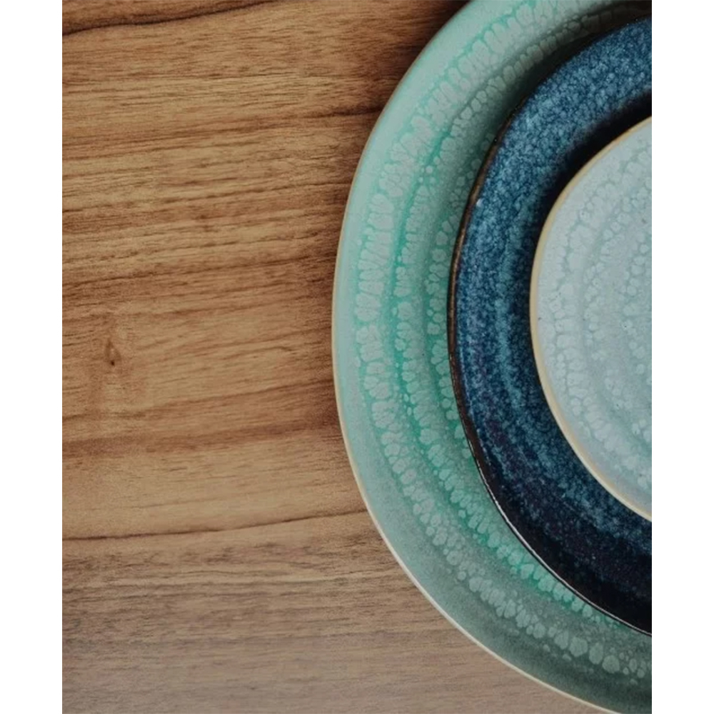 Prato Raso Casa Alegre Gemstone Jade 28 Cm