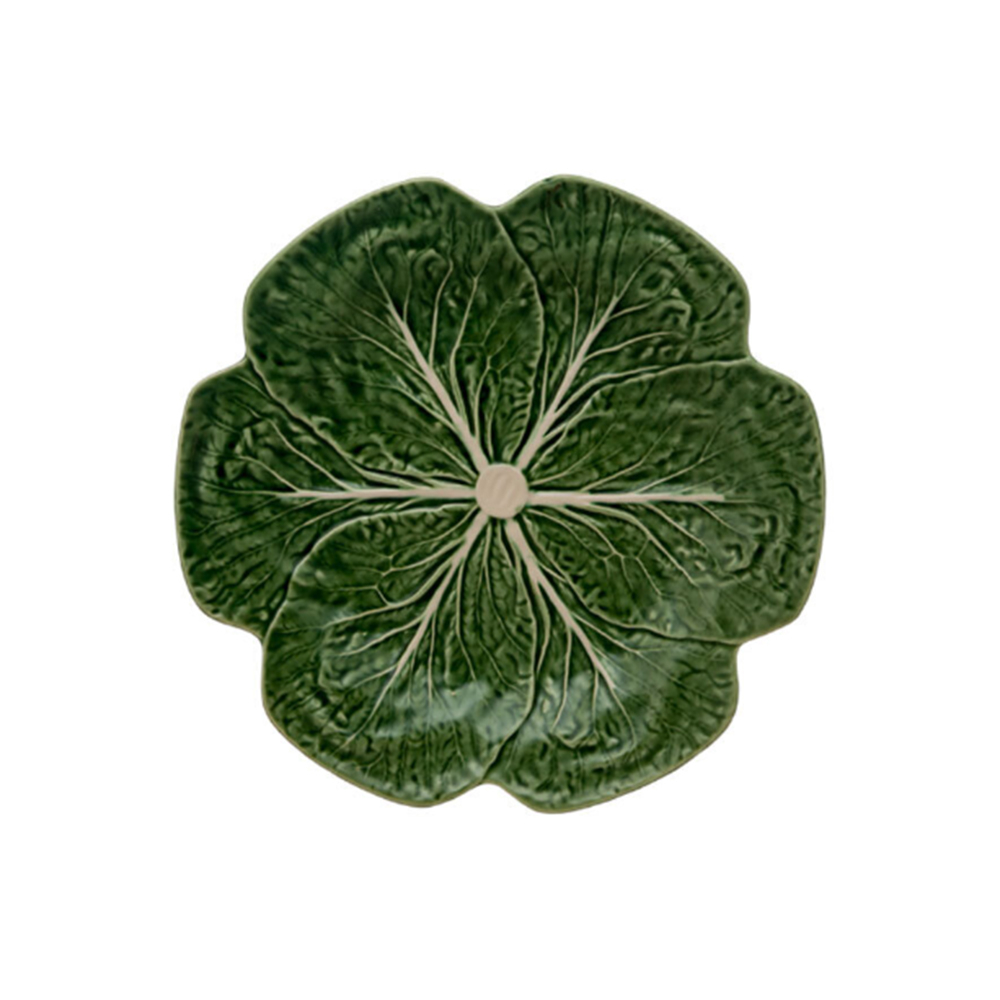 Prato Raso Couve Bordallo Pinheiro 26 Cm