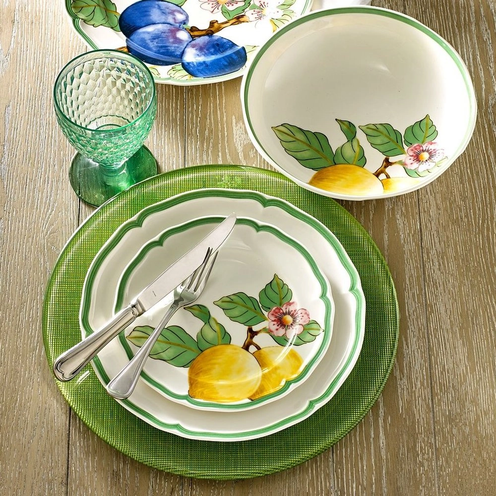 Prato Raso Villeroy e Boch Modern Fruits Limao 26 Cm Prato Raso Villeroy e Boch Modern Fruits Limao 26 Cm