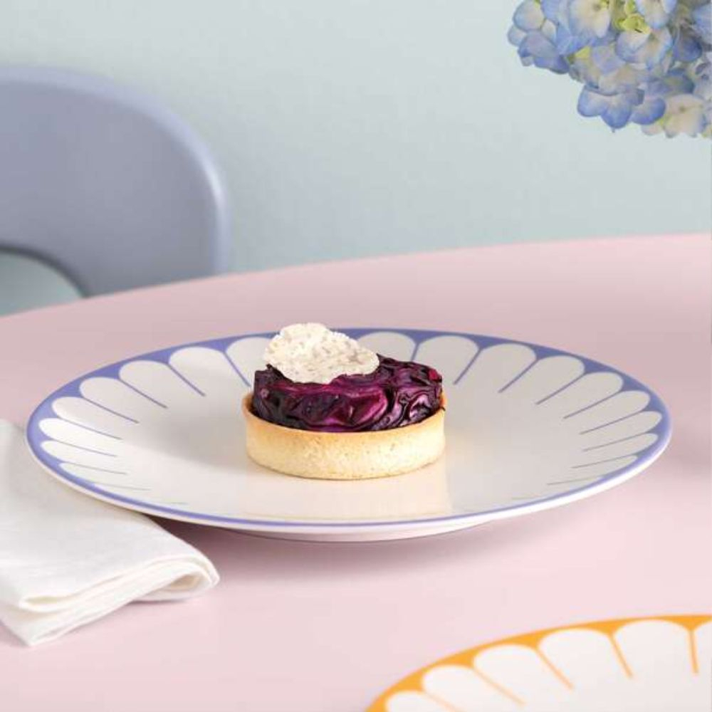 Prato Raso Villeroy e Boch Fleur Azul 27 Cm