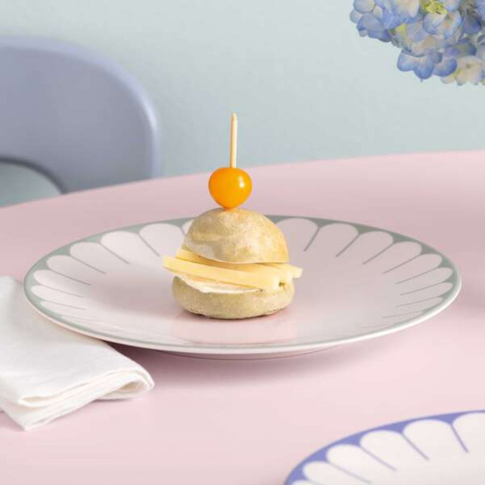 Prato Raso Villeroy e Boch Fleur Verde 27 Cm