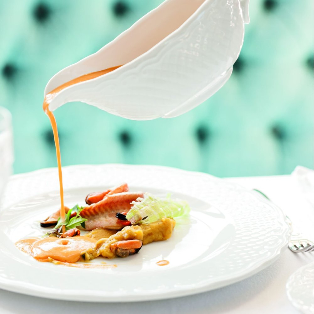 Prato Raso Vista Alegre Escorial White 27 Cm