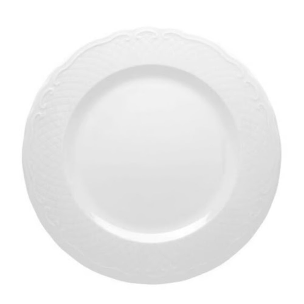 Prato Raso Vista Alegre Escorial White 27 Cm