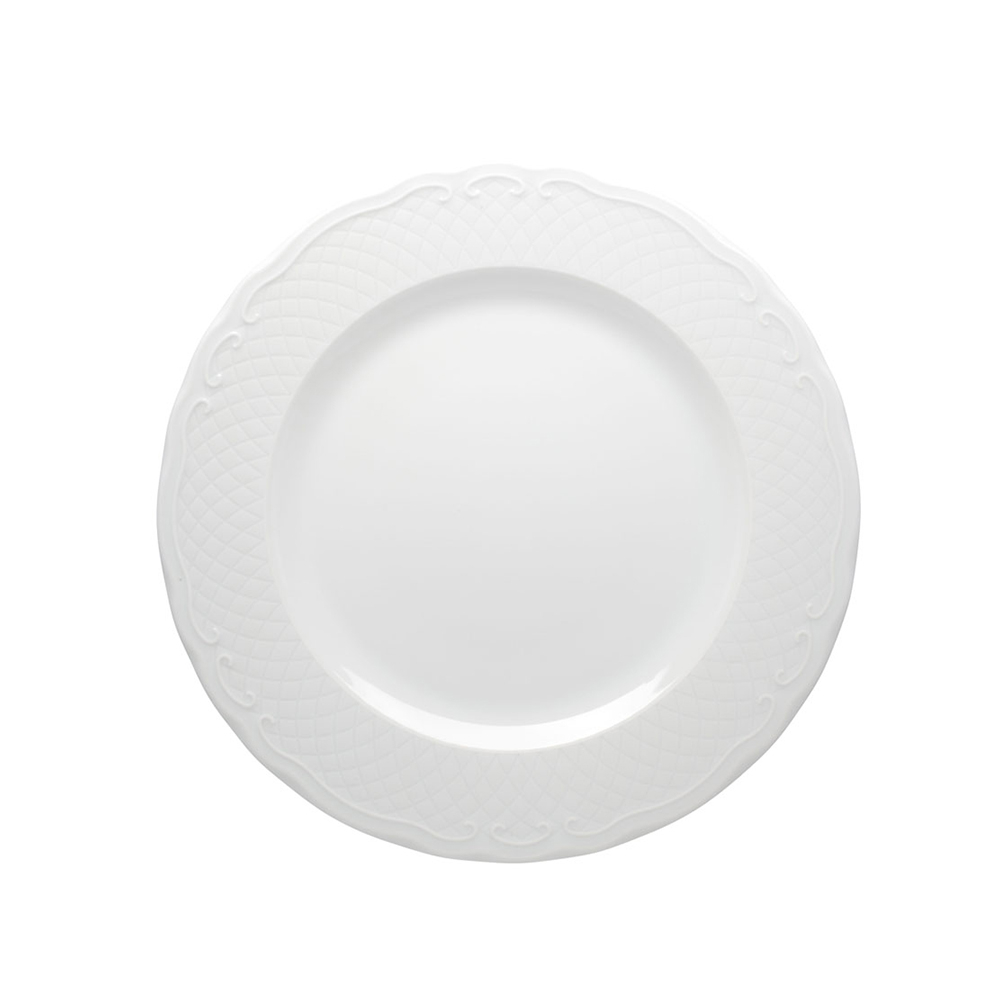 Prato Sobremesa Vista Alegre Escorial White 21 Cm