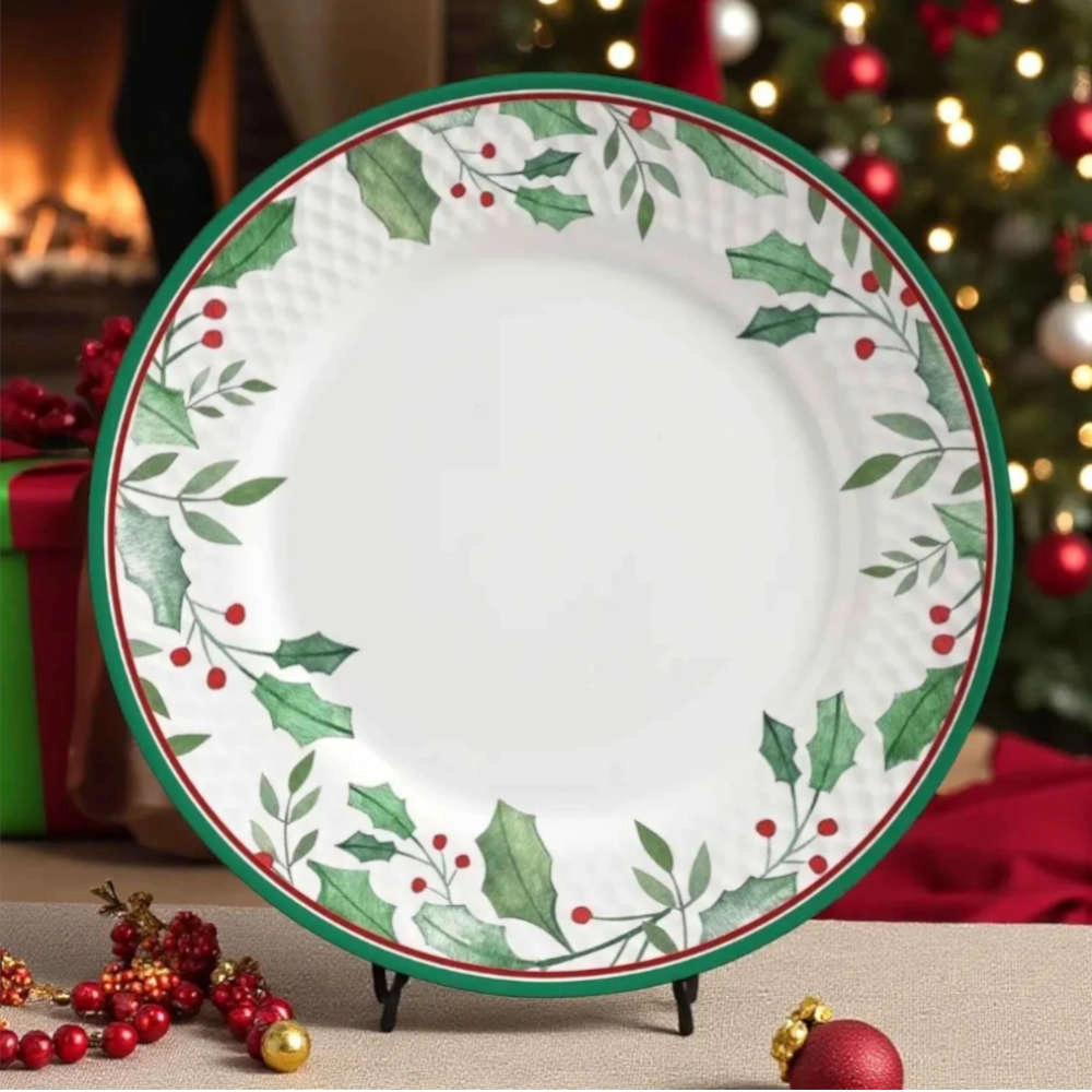 Prato Sousplat Azevinho Ceramica Alleanza 34 Cm Prato Sousplat Azevinho Ceramica Alleanza 34 Cm