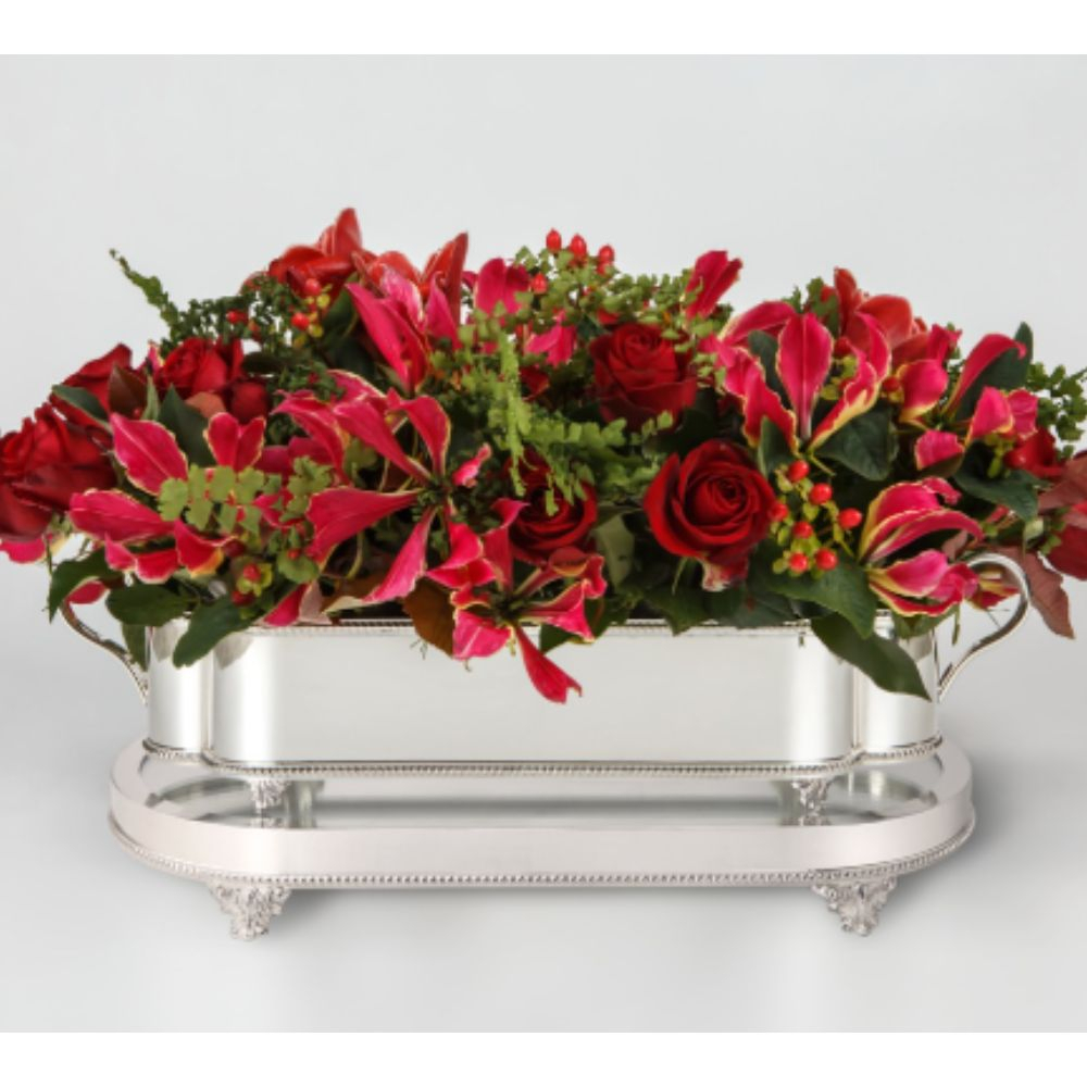Présentoir Oval P/ Centro de Mesa Silverlux 48,5 Cm